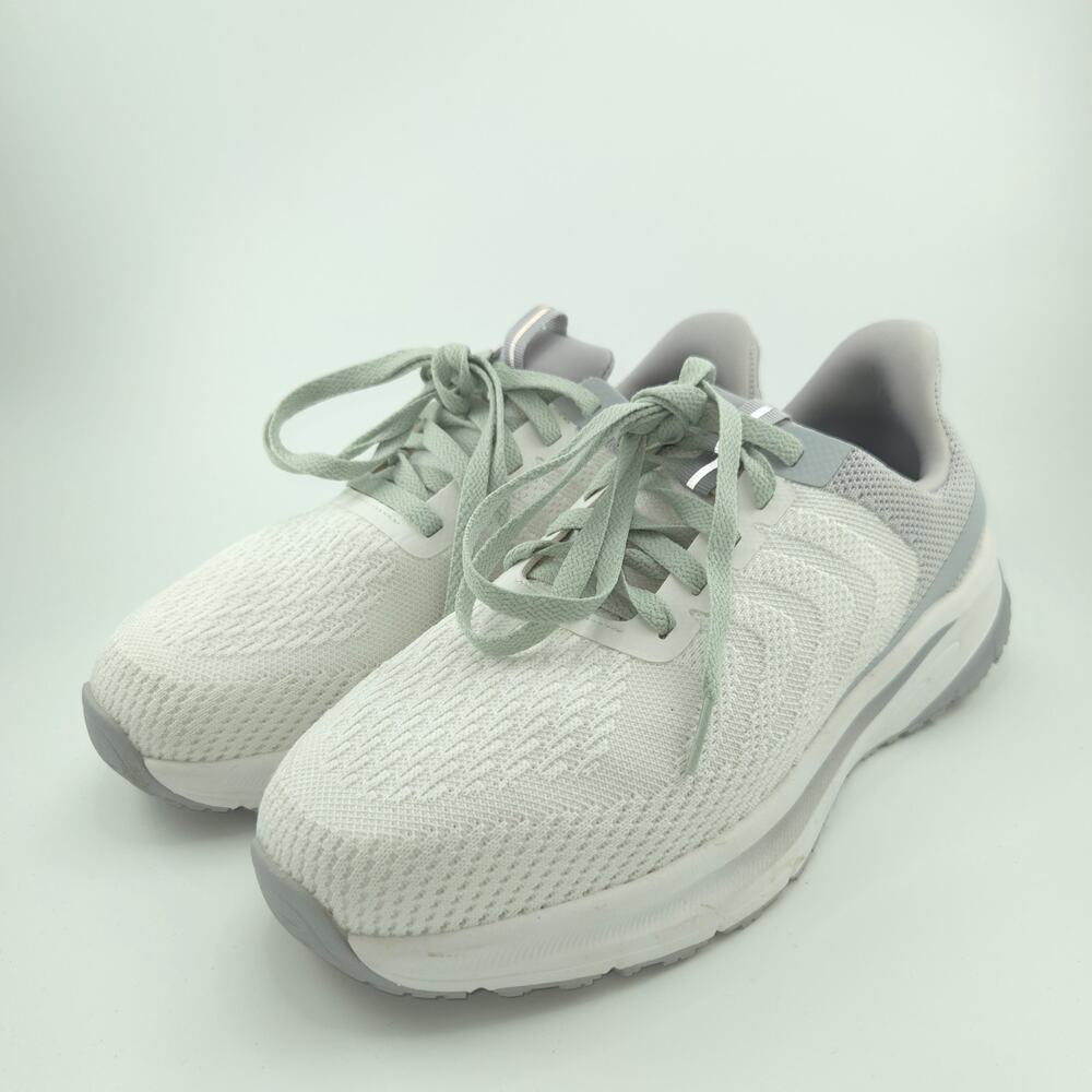 Orthofeet Tilos Men's Size 9 2E Extra Wide White Gray Hands-Free Model 20023